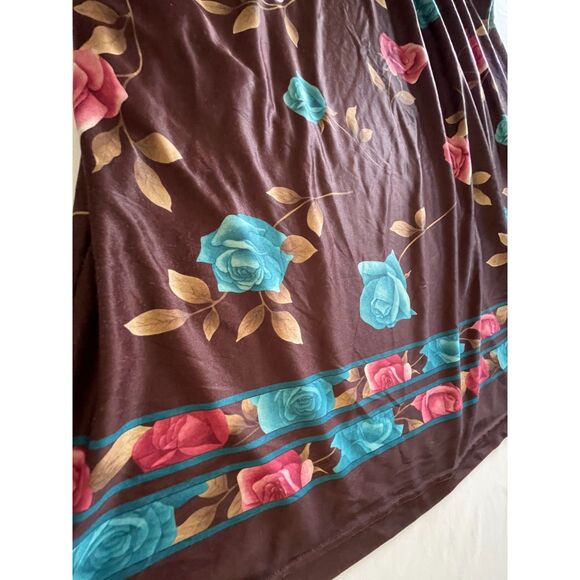 Vintage House MooMoo Roses Floral With Pockets House Lounger Dress SIZE 2X - Picture 7 of 9